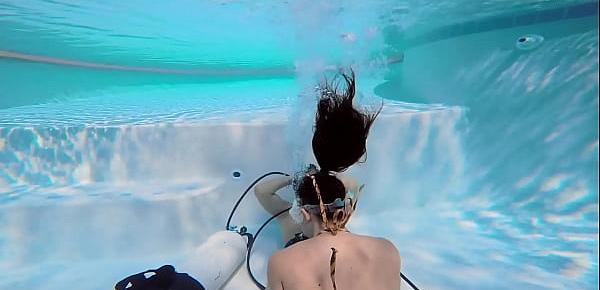  Eva Sasalka and Jason being watched underwater while fucking